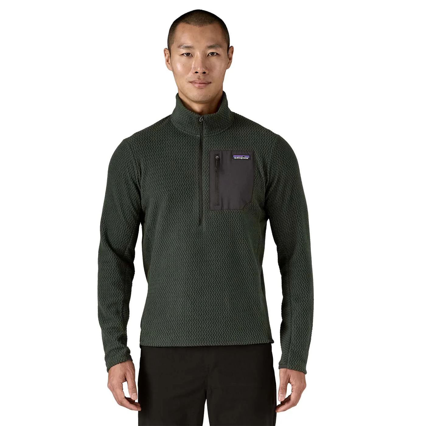 Patagonia Men's R1 Air Fleece Zip-Neck - Image 4