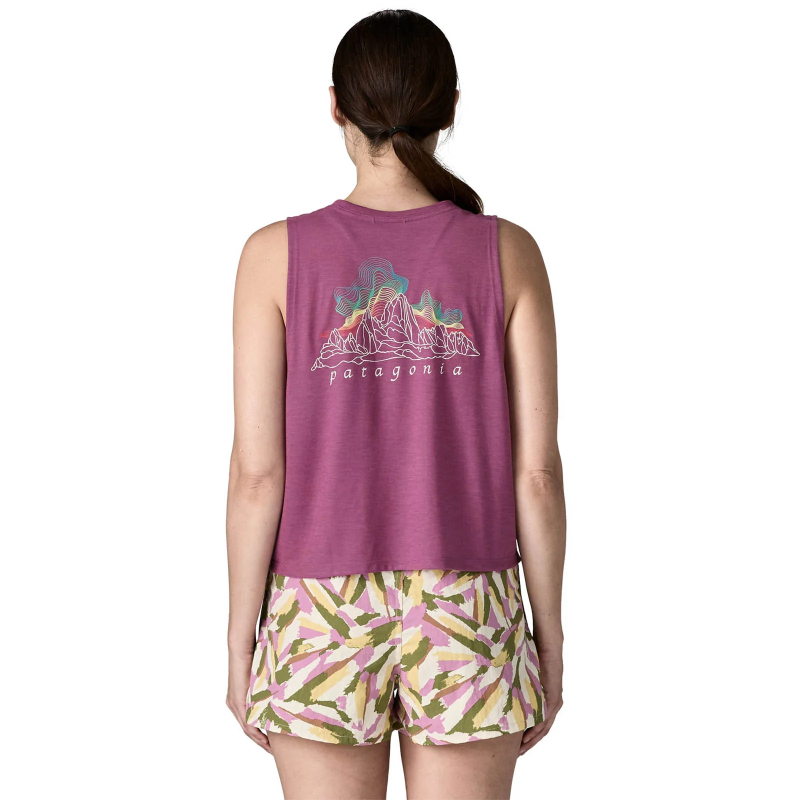 Patagonia Women's Capilene Cool Trail Cropped Tank Top - Image 4