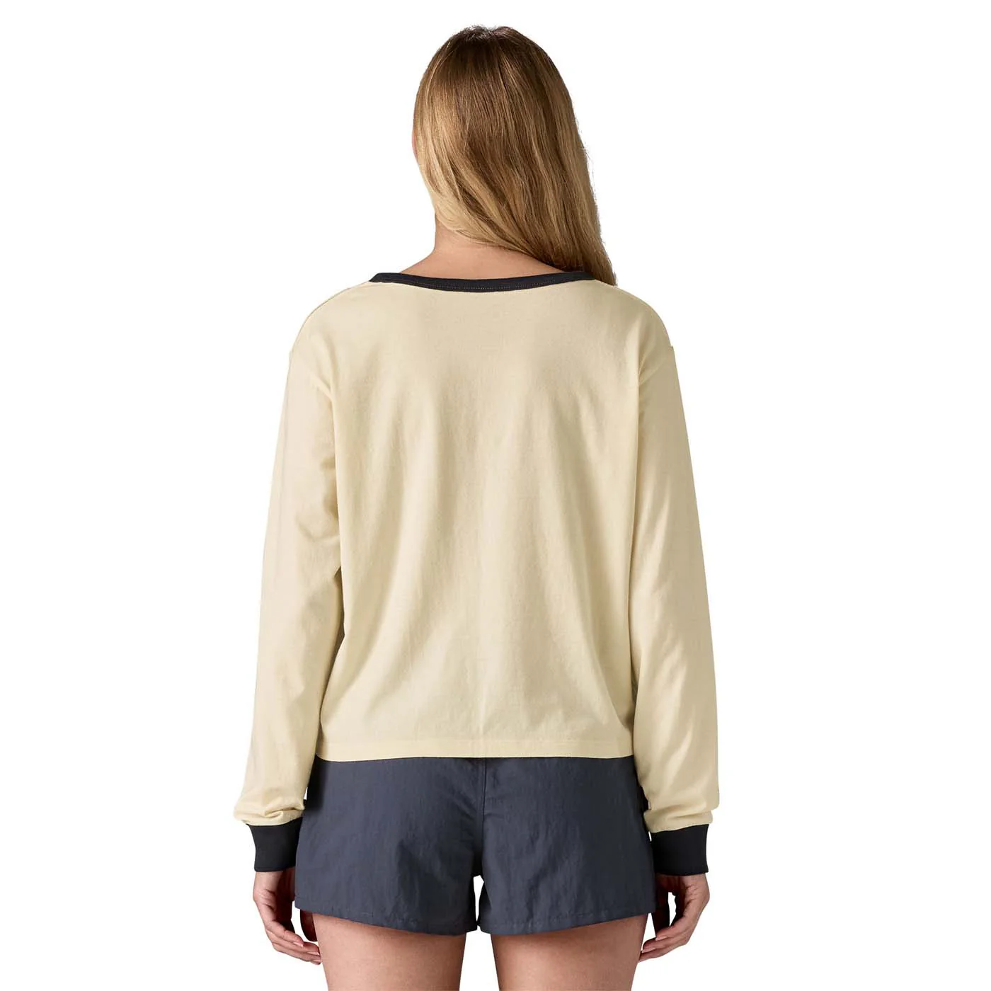 Patagonia Women's Long-Sleeved '73 Text Logo Easy-Cut Organic Shirt - Image 3