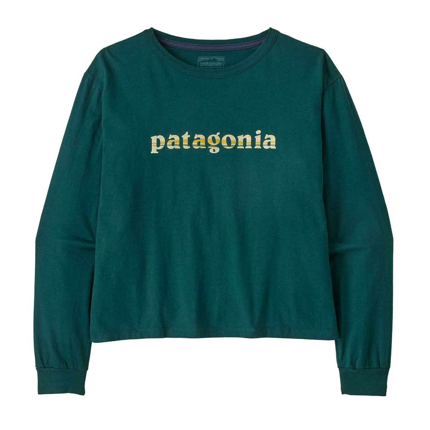 Patagonia Women's Long-Sleeved '73 Text Logo Easy-Cut Organic Shirt - Image 4
