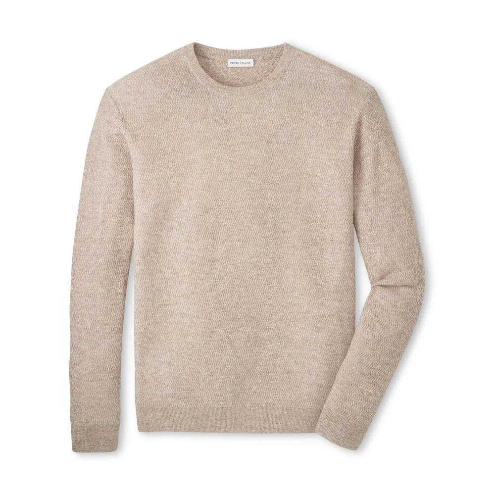 Peter Millar Men's Crosswinds Textured Crewneck Sweater