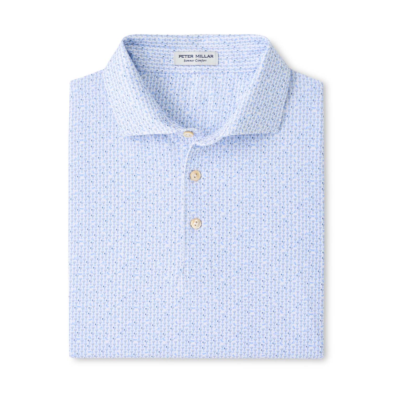 Peter Millar Men's Paper Plane Performance Jersey Polo