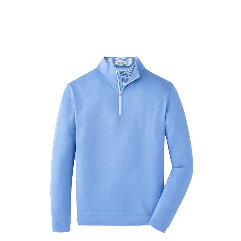 Peter Millar Men's Perth Melange Performance Quarter Zip