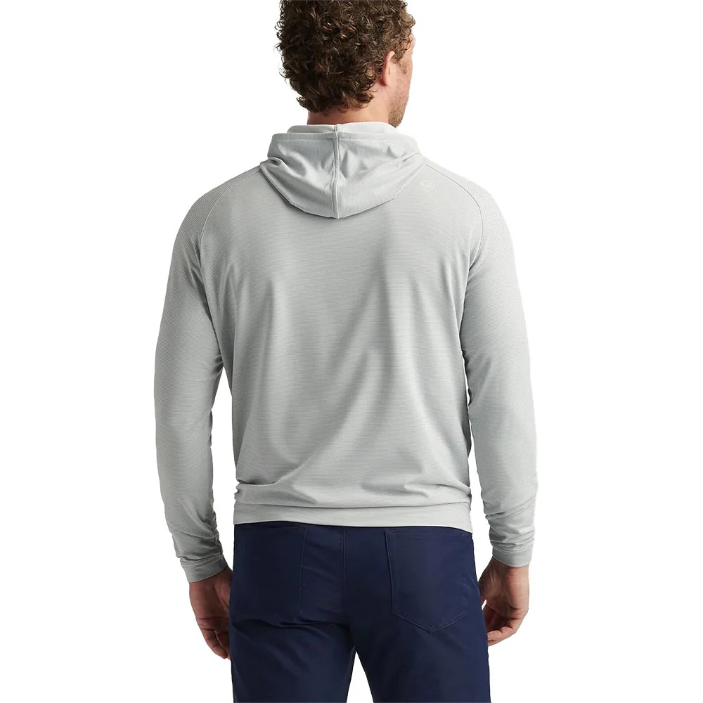 Peter Millar Men's Pine Sugar Stripe Performance Hoodie - Image 3