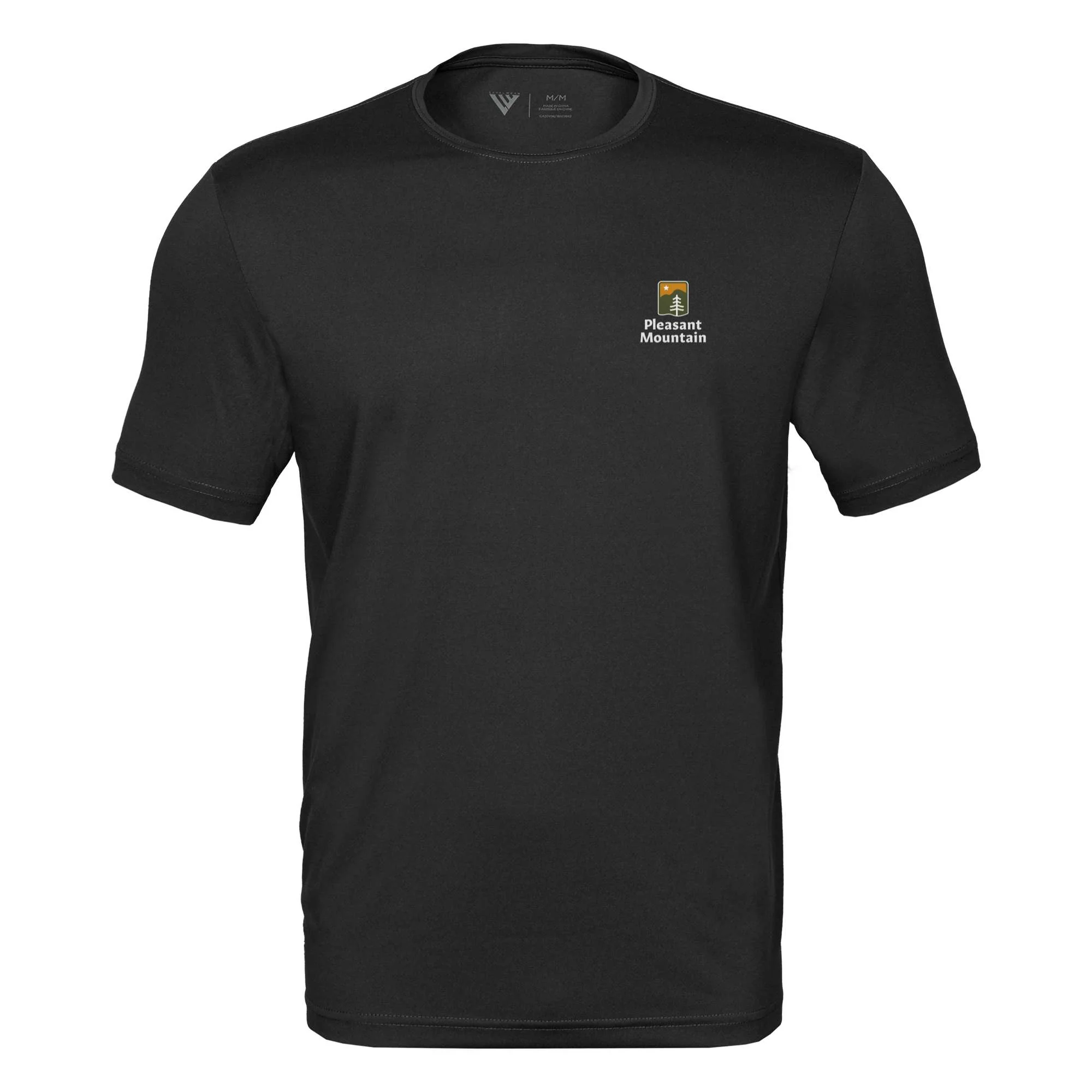 Pleasant Mountain Tech T-Shirt Full Color Small Chest Logo - Image 2