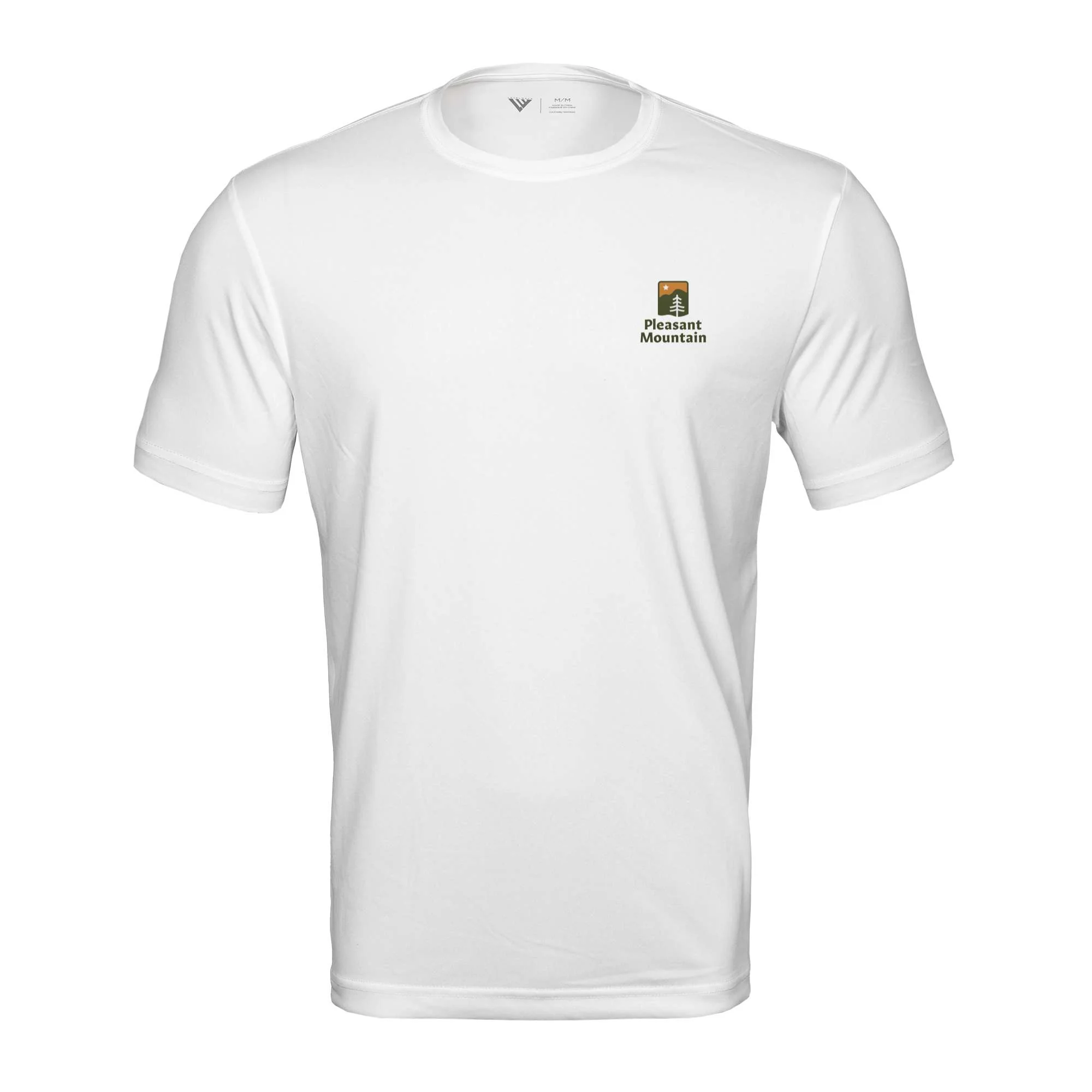 Pleasant Mountain Tech T-Shirt Full Color Small Chest Logo - Image 3