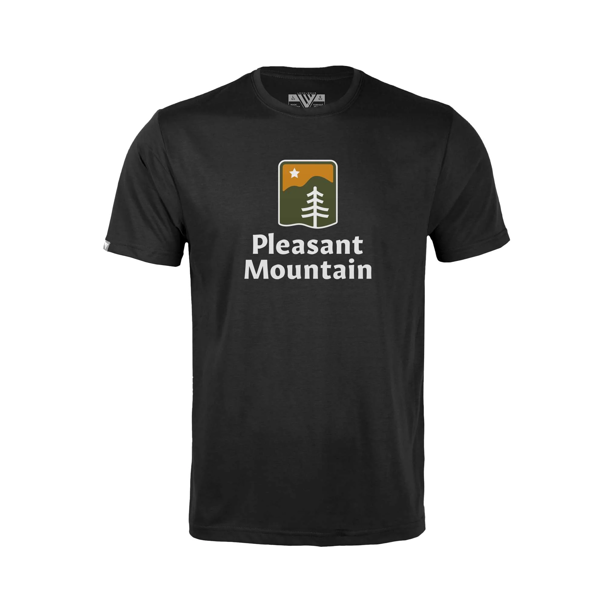 Pleasant Mountain Kid's Classic T-Shirt Full Color Chest Logo