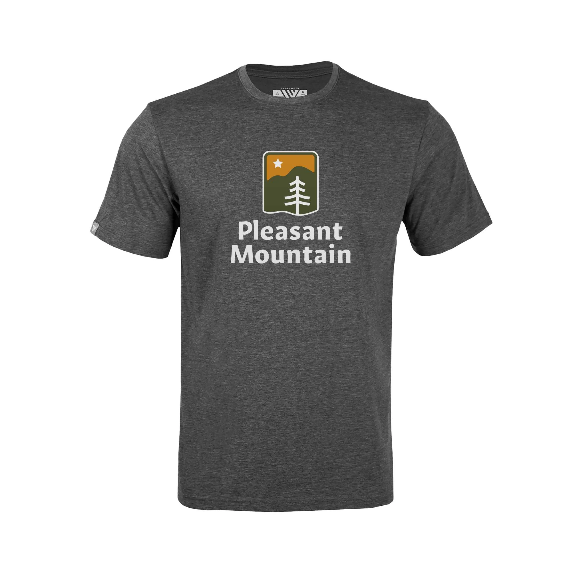 Pleasant Mountain Kid's Classic T-Shirt Full Color Chest Logo - Image 2