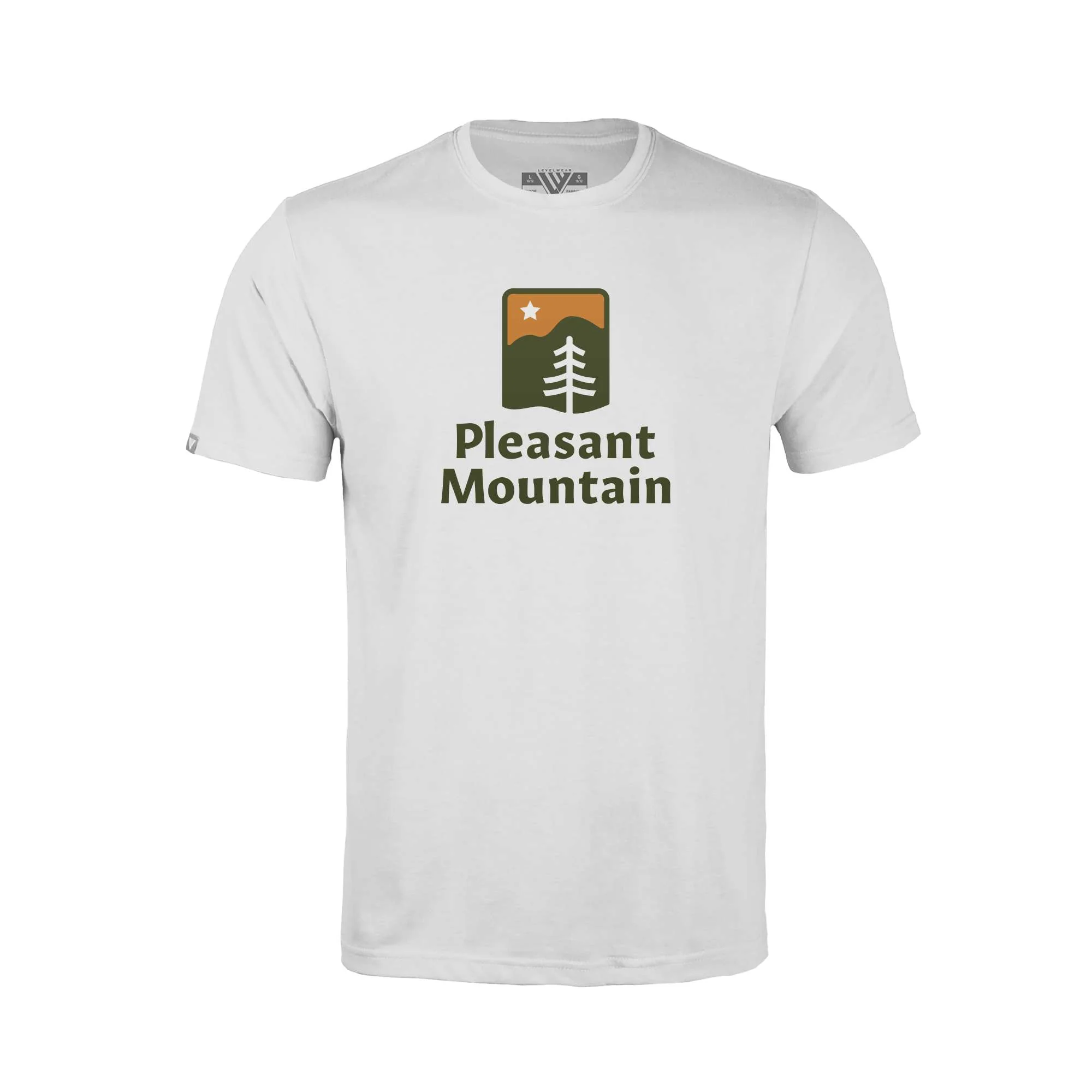 Pleasant Mountain Kid's Classic T-Shirt Full Color Chest Logo - Image 3