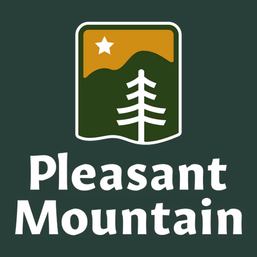 Pleasant Mountain Adult Hoodie Full Color Chest Logo Forest - Image 2