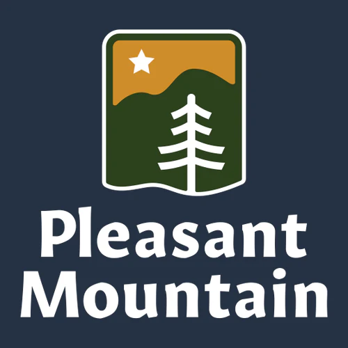 Pleasant Mountain Adult Crewneck Full Color Chest and Back Logo Navy - Image 3