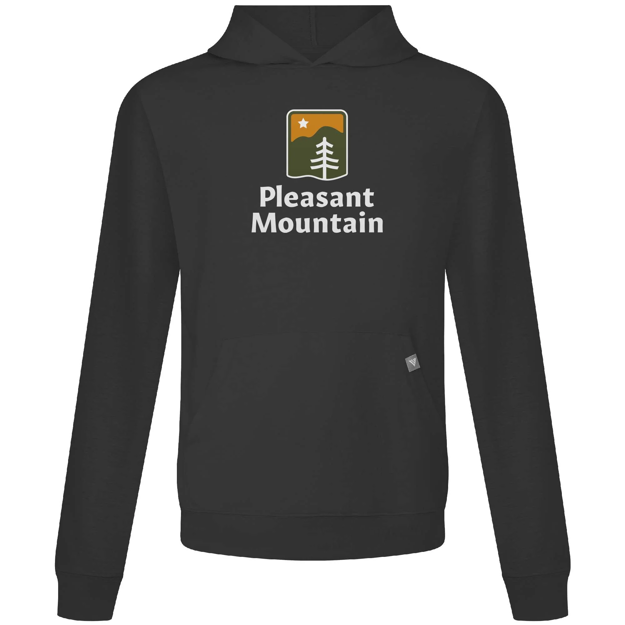 Pleasant Mountain Men's Lightweight Tech Hoody Full Color Chest Logo - Image 2