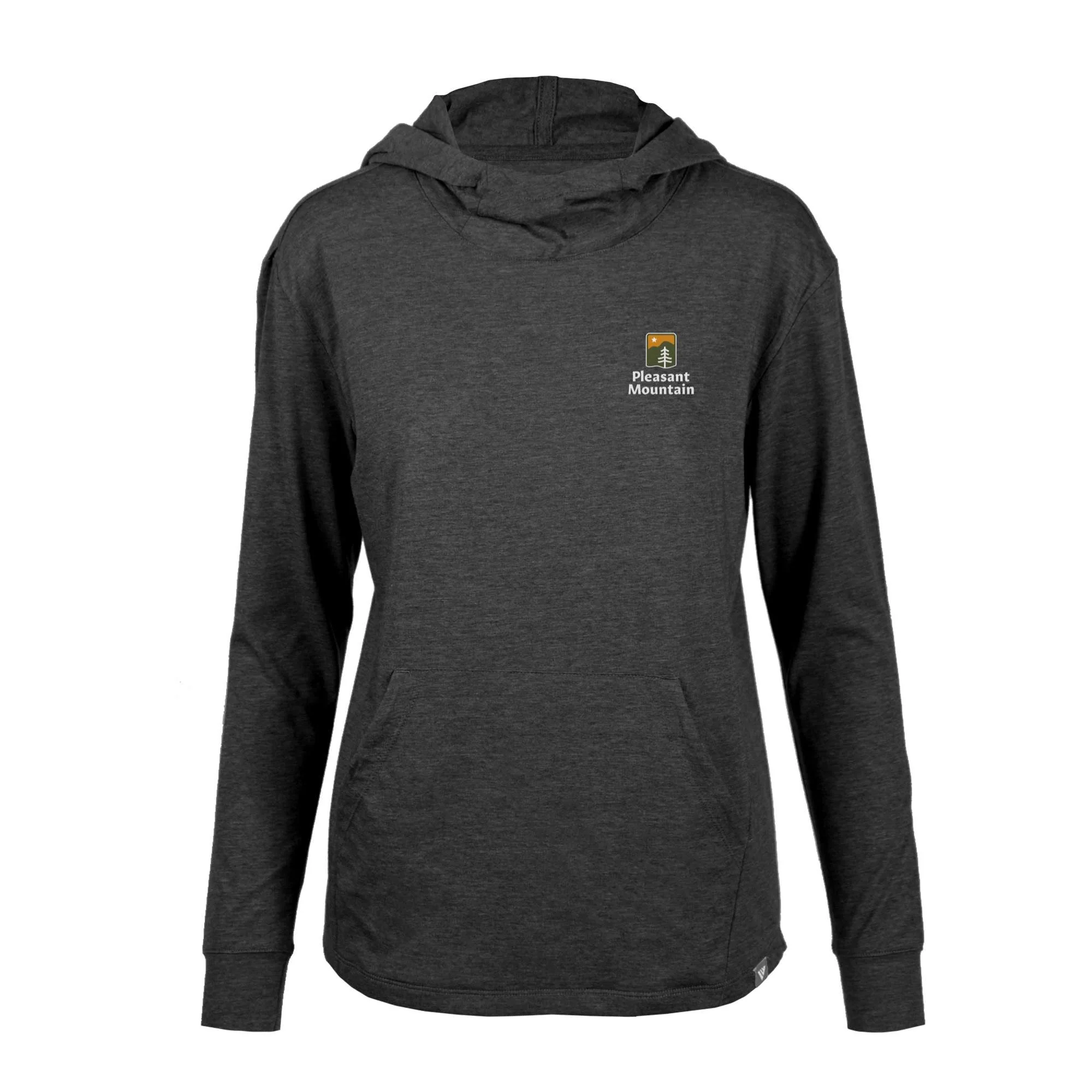 Pleasant Mountain Women's Lightweight Tech Hoody Full Color Small Chest Logo - Image 2