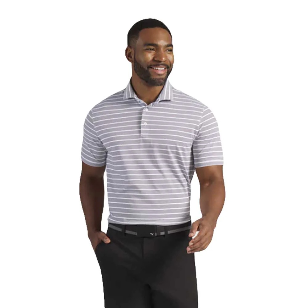 Puma Men's Clubhouse Stripe Polo Shirt - Image 3
