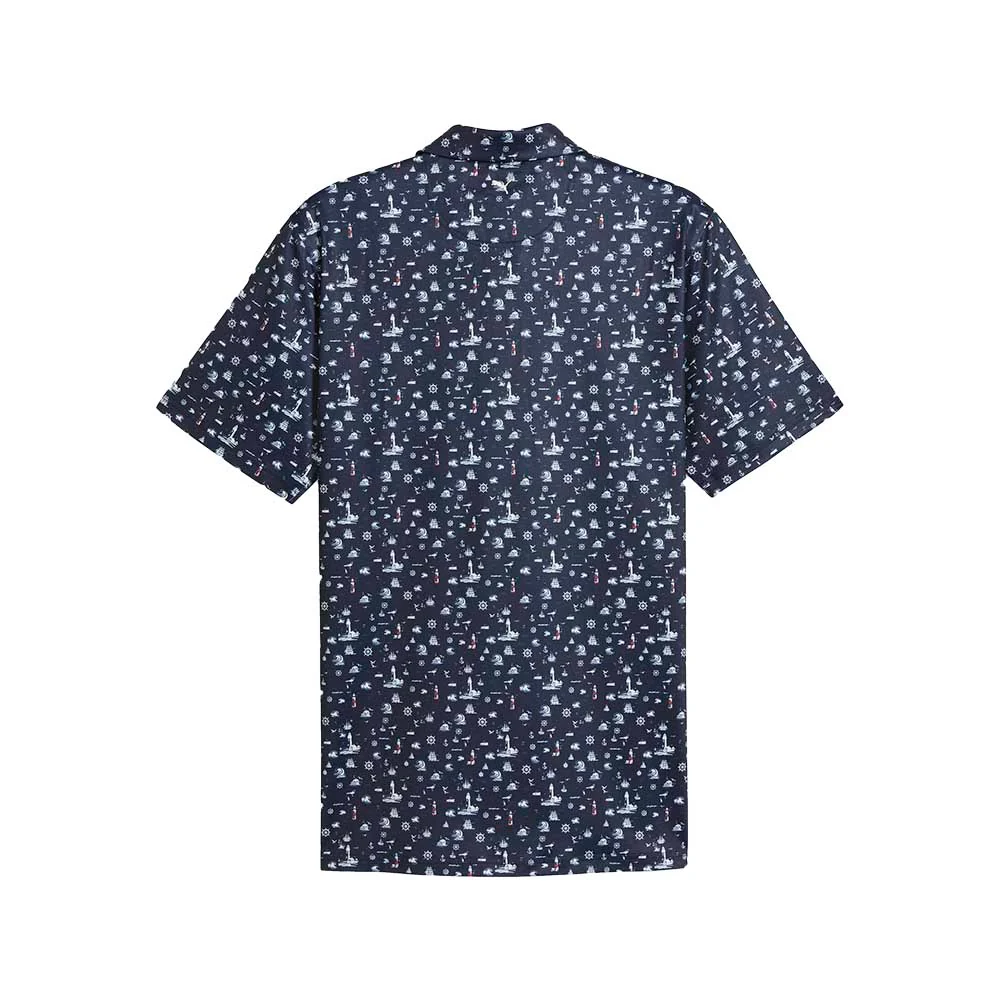 Puma Men's Mattr Lighthouse Golf Polo Shirt - Image 2