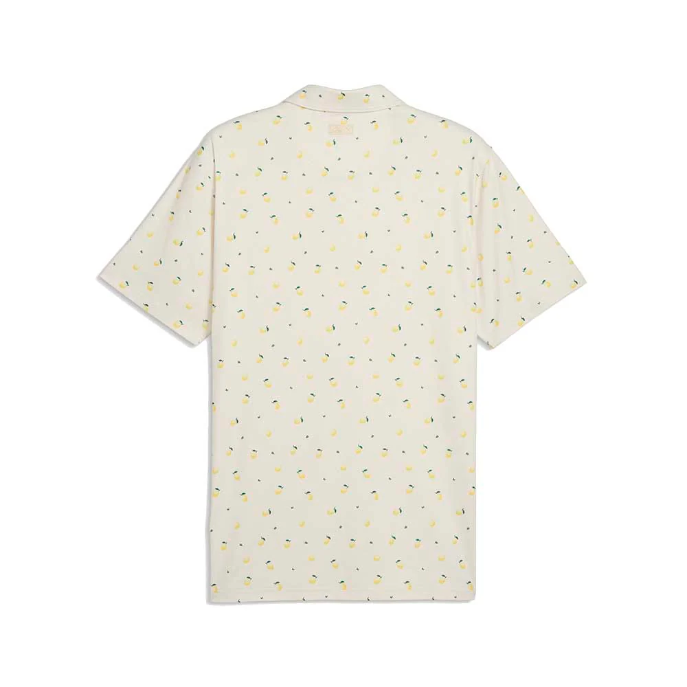 Puma Men's Puma X AP CLOUDSPUN Lemon Golf Polo shirt - Image 2
