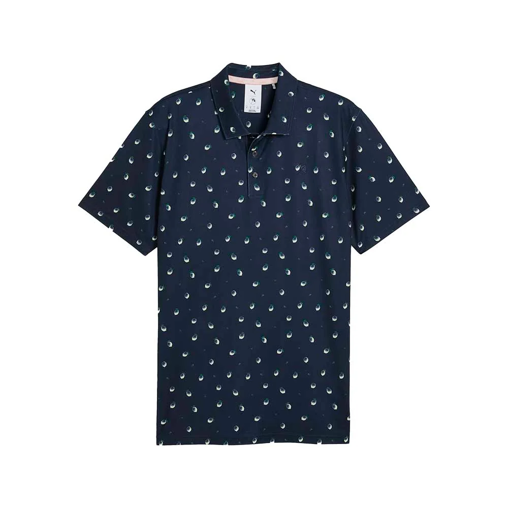 Puma Men's Puma X AP CLOUDSPUN Lemon Golf Polo shirt - Image 6