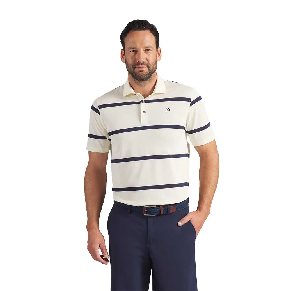 Puma Men's Puma X AP Pique Stripe Golf Polo Shirt - Image 3