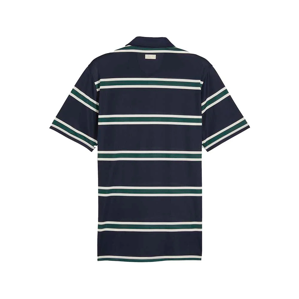 Puma Men's Puma X AP Pique Stripe Golf Polo Shirt - Image 6