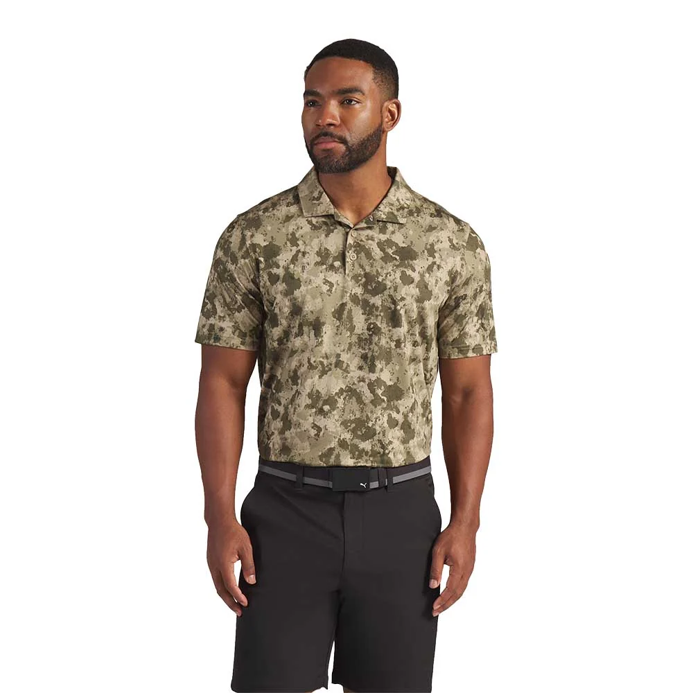 Puma Men's Puma X Volition Camo Golf Polo Shirt - Image 7