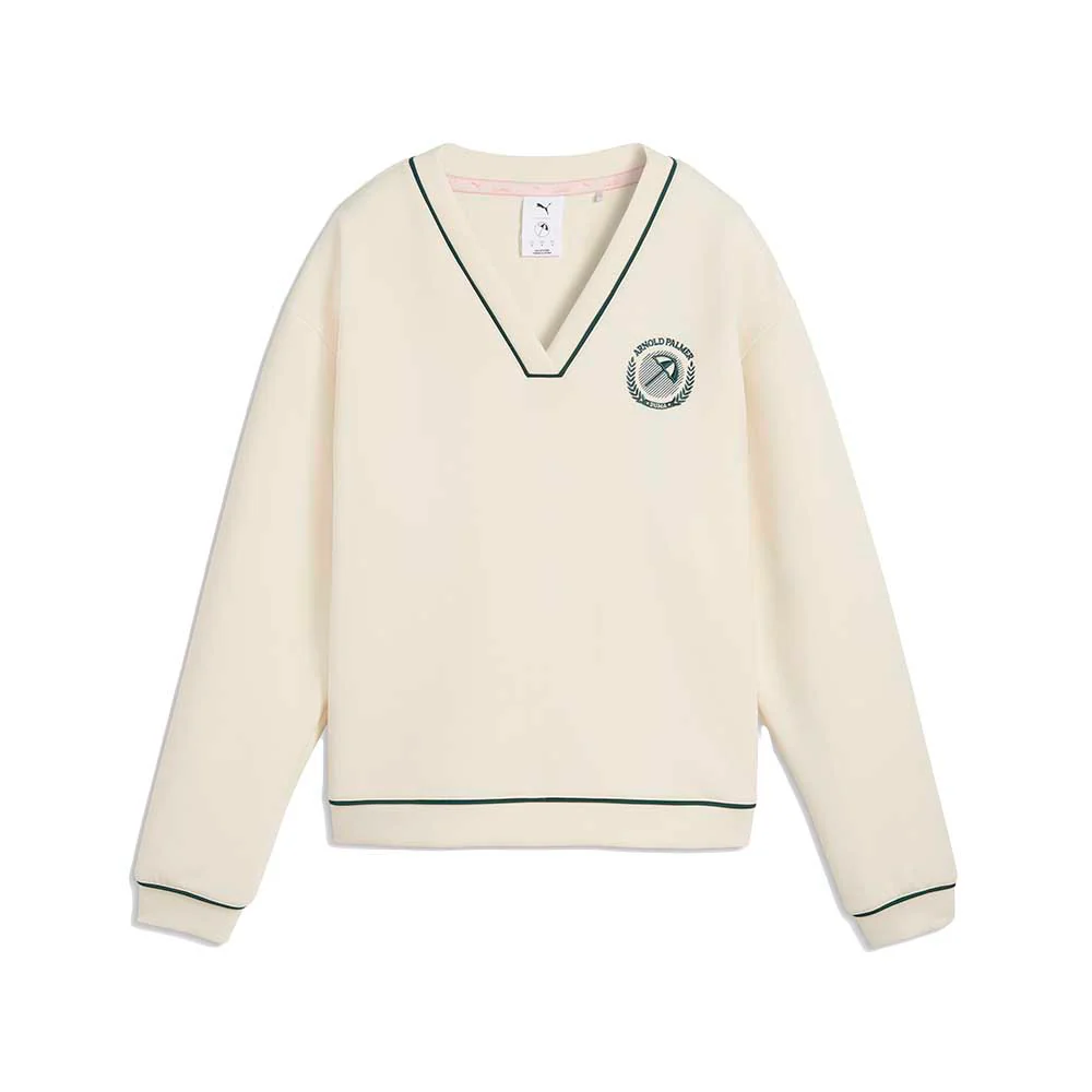 Puma Women's Puma X AP Cloudspun Fleece V-Neck Sweater