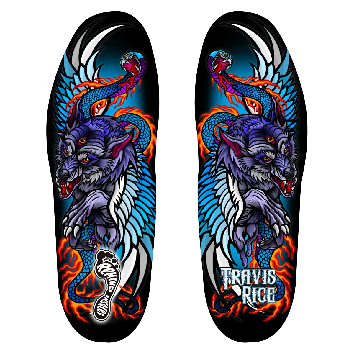 Remind Insoles Medic Impact 5.5mm Mid-High Arch Insoles - T. Rice Wolves