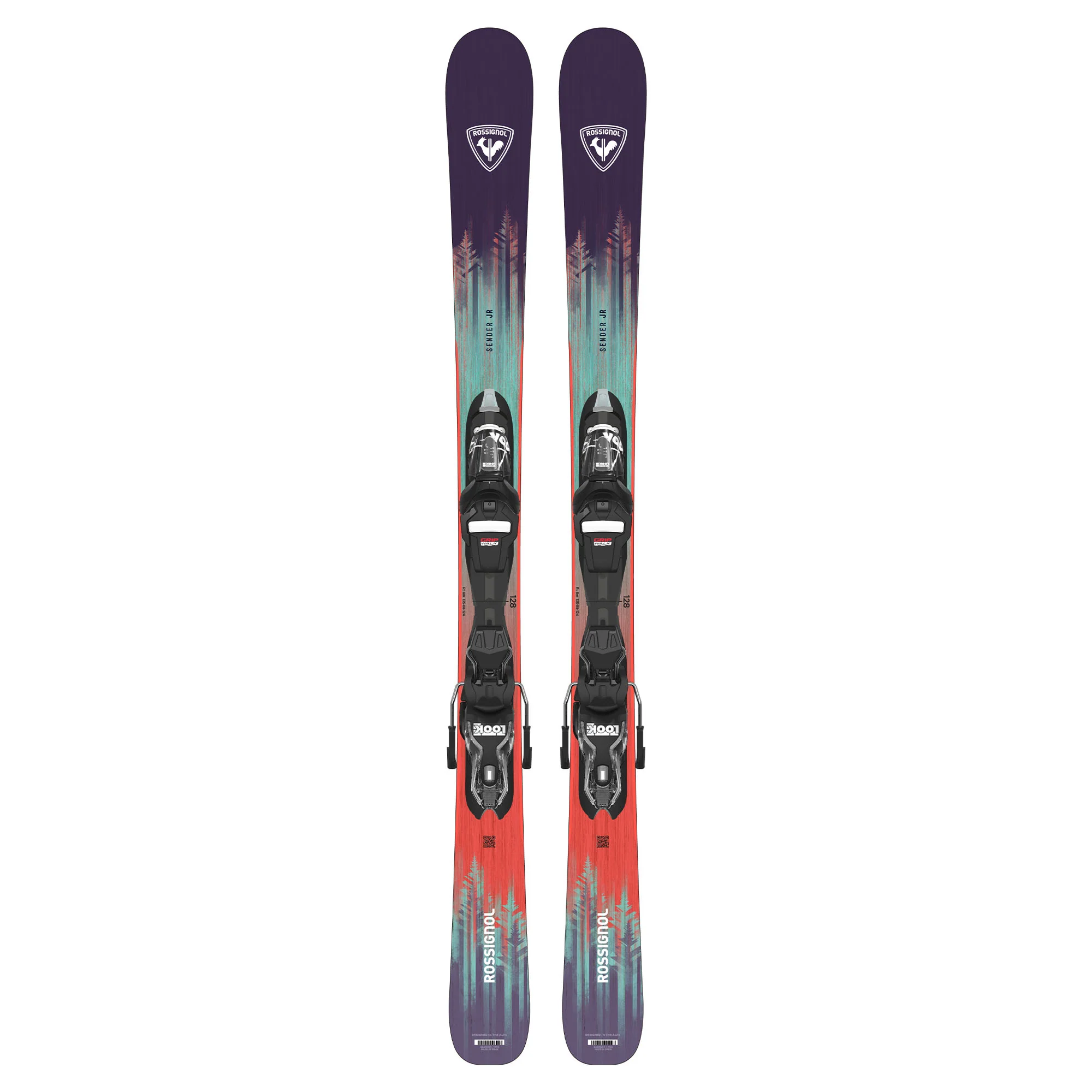 Rossignol Junior's Sender Jr Skis with Kid 4 GW Bindings 2027 - Image 2
