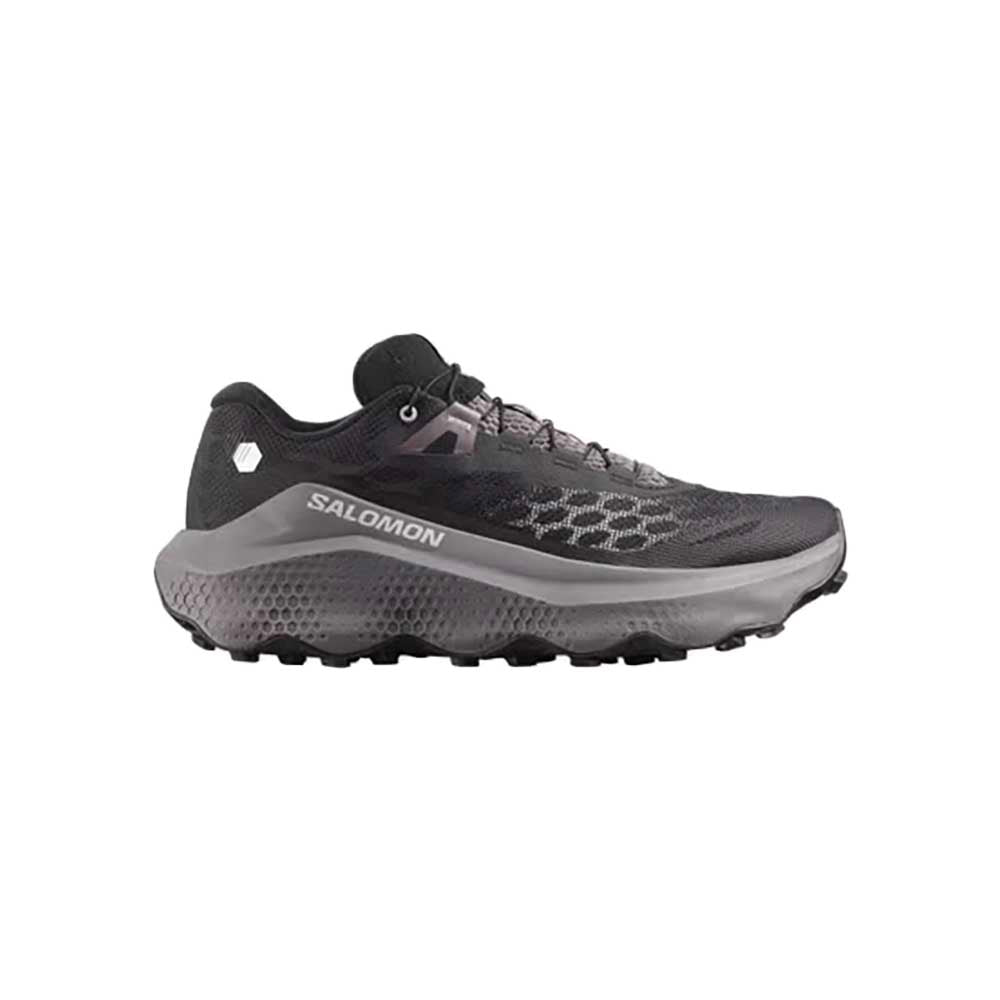 Salomon Men's Ultra Glide 4 Running Shoes - Black/Dark Gull Gray