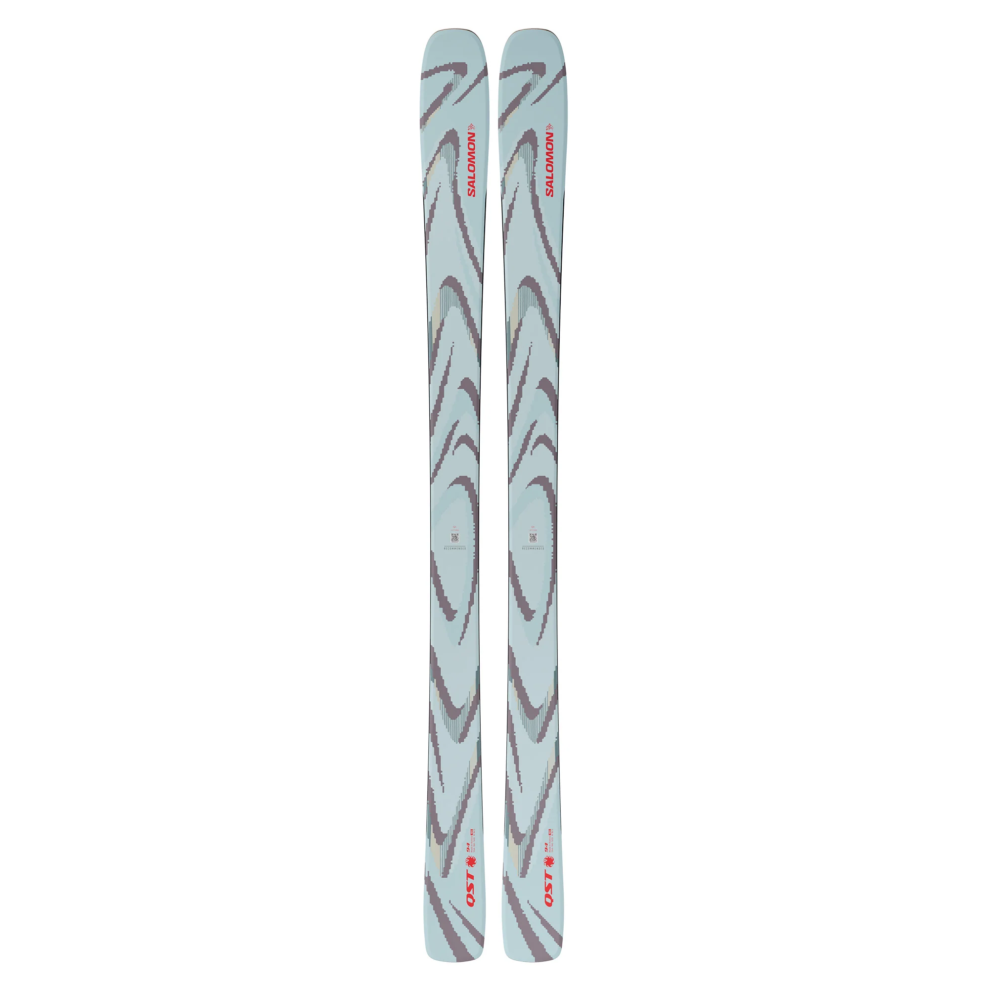 Salomon N QST 94 Skis - Iced Aqua 2026 - Image 2