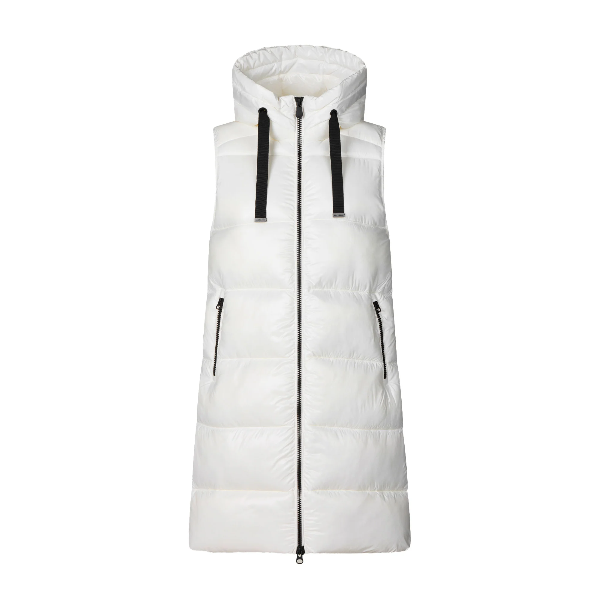 Save The Duck Women's Iria Long Hooded Puffer Vest 2026