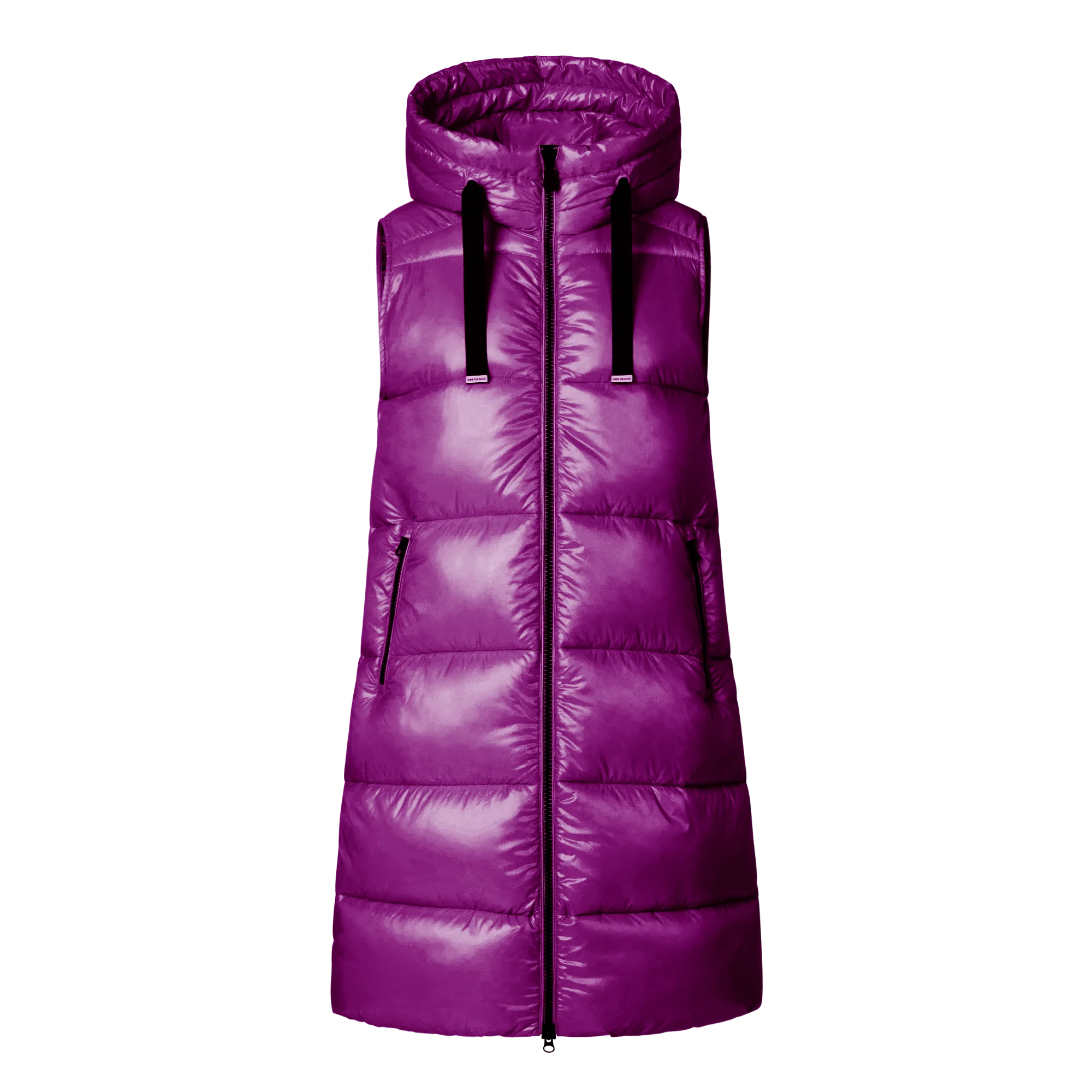 Save The Duck Women's Iria Long Hooded Puffer Vest 2026 - Image 3
