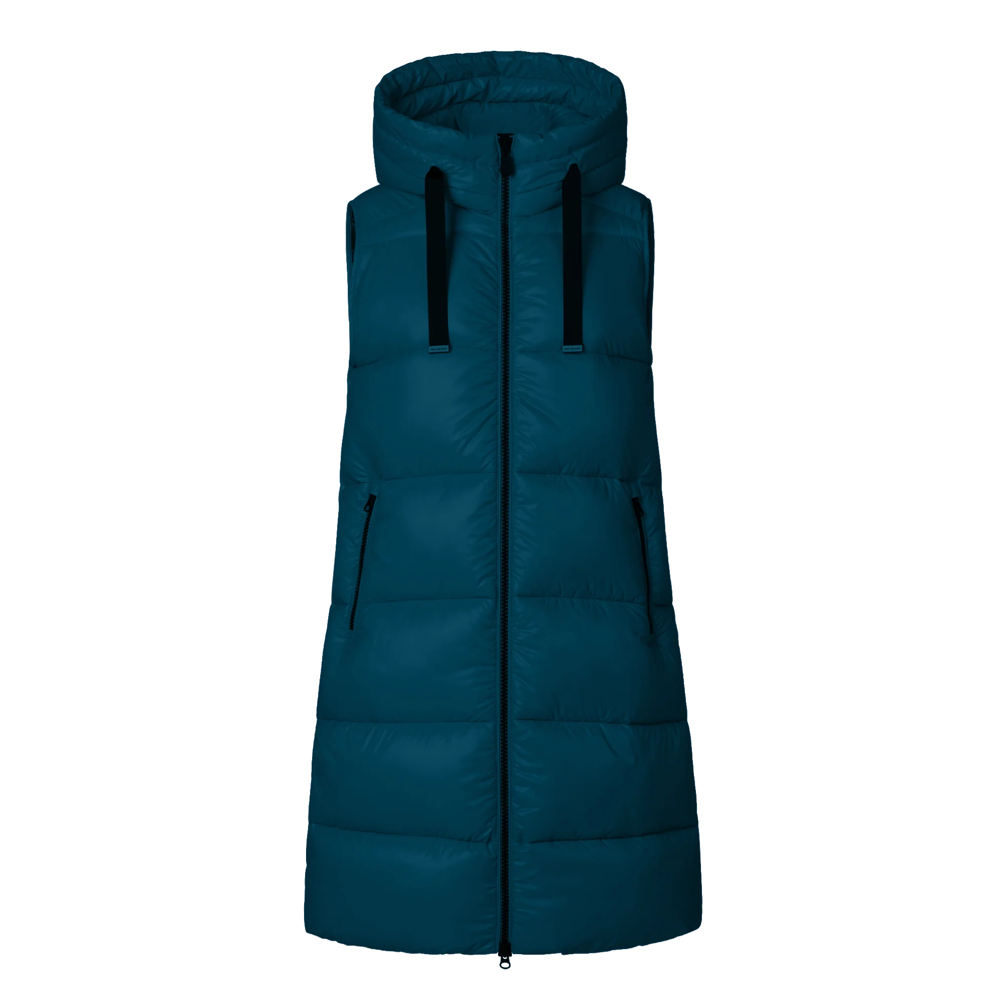 Save The Duck Women's Iria Long Hooded Puffer Vest 2026 - Image 4