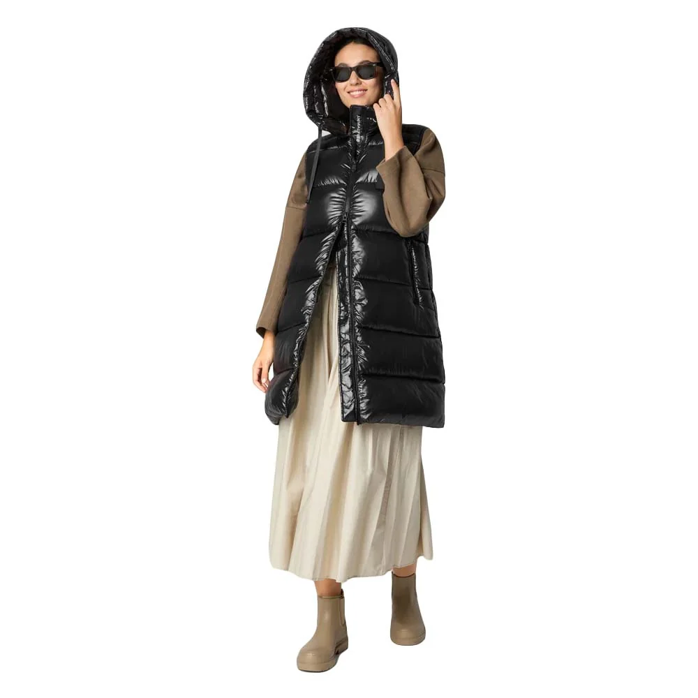 Save The Duck Women's Iria Long Hooded Puffer Vest 2026 - Image 6