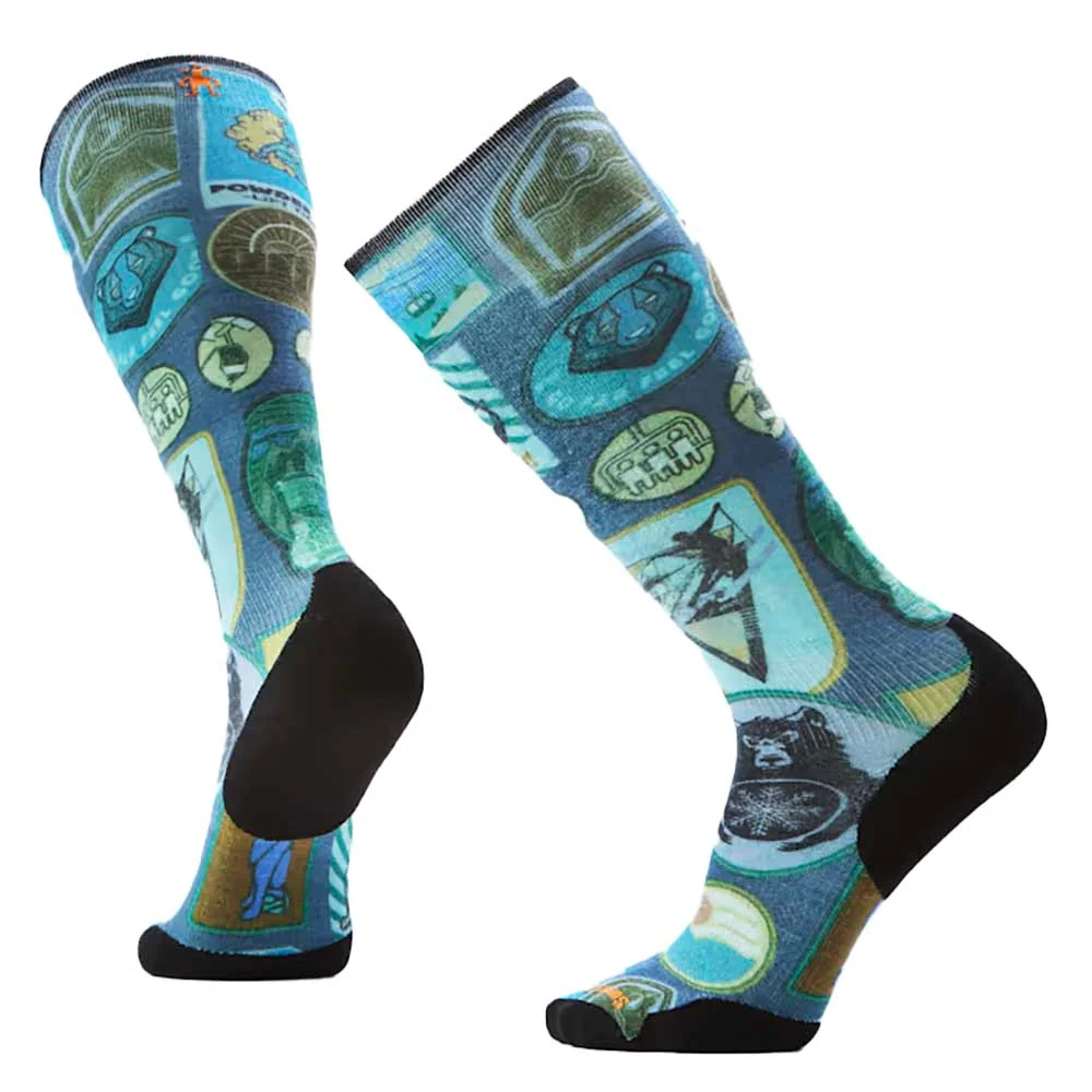 Smartwool Ski Targeted Cushion Explorer Print OTC Socks
