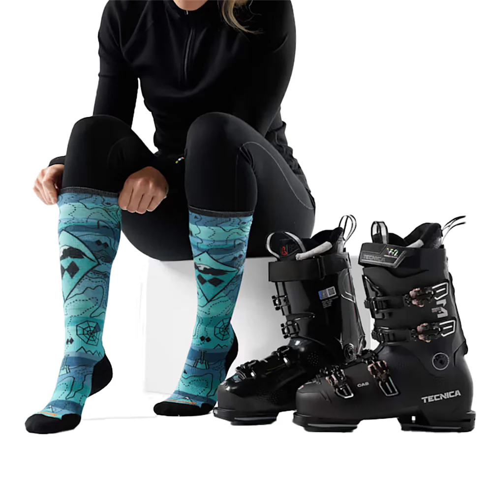 Smartwool Women's Ski Targeted Cushion Topo Treasures OTC Socks 2026 - Image 2
