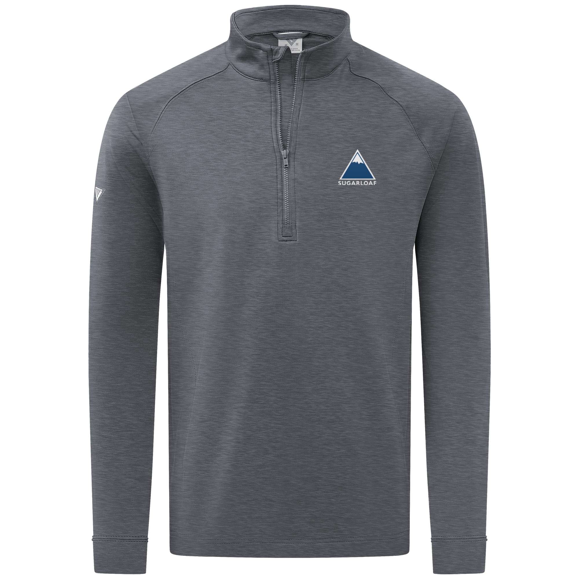Sugarloaf Men's Midweight 1/4 Zip Full Color Small Chest Logo