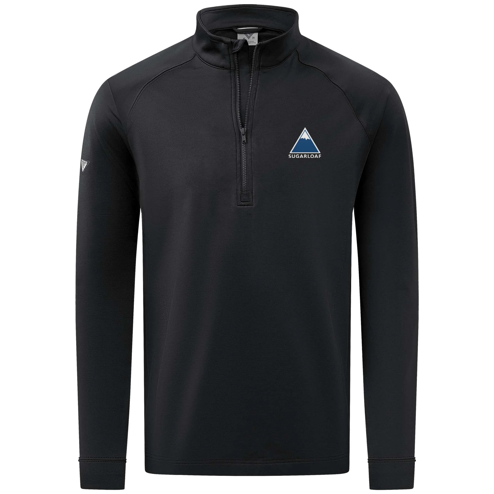 Sugarloaf Men's Midweight 1/4 Zip Full Color Small Chest Logo - Image 2