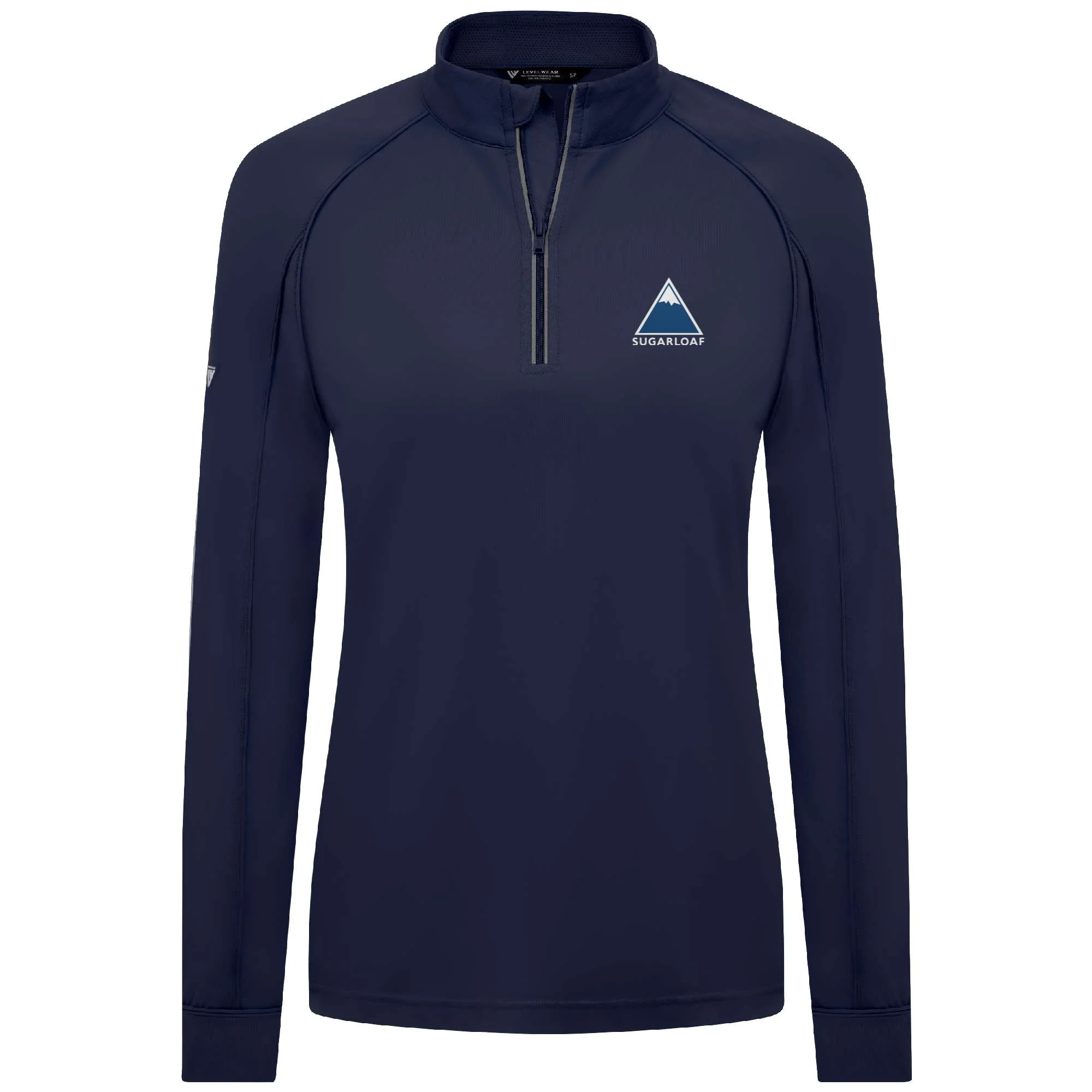 Sugarloaf Women's Lightweight 1/4 Zip Full Color Small Chest Logo - Image 6