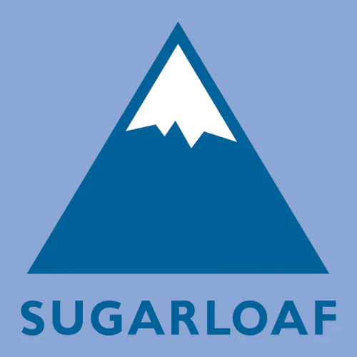 Sugarloaf Adult Crewneck Full Color Chest Logo Carolina Blue - Image 2