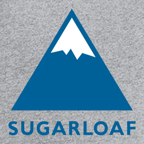 Sugarloaf Adult T-Shirt Full Color Chest Logo Heather Grey - Image 2