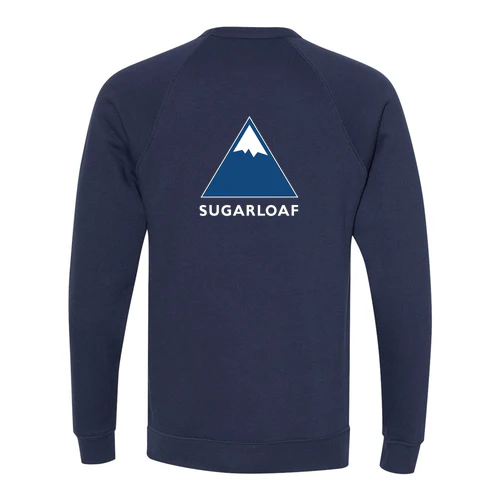 Sugarloaf Adult Crewneck Full Color Chest and Back Logo Navy - Image 4