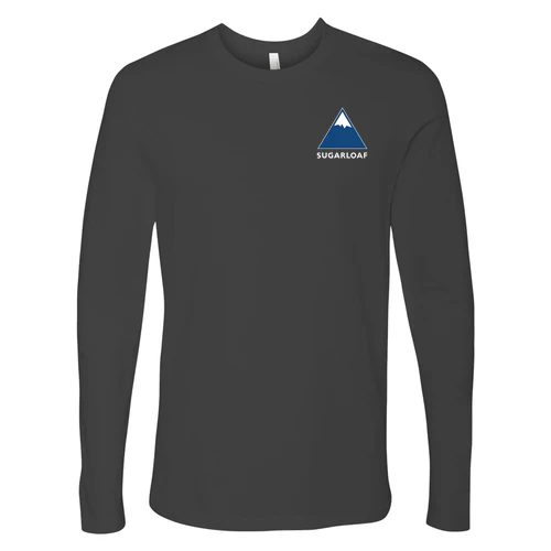 Sugarloaf Adult Long Sleeve Full Color Chest and Back Logo Heavy Metal - Image 2