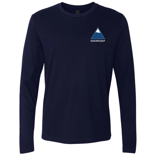 Sugarloaf Adult Long Sleeve Full Color Chest and Back Logo Midnight Navy - Image 2
