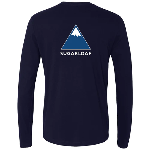 Sugarloaf Adult Long Sleeve Full Color Chest and Back Logo Midnight Navy - Image 4