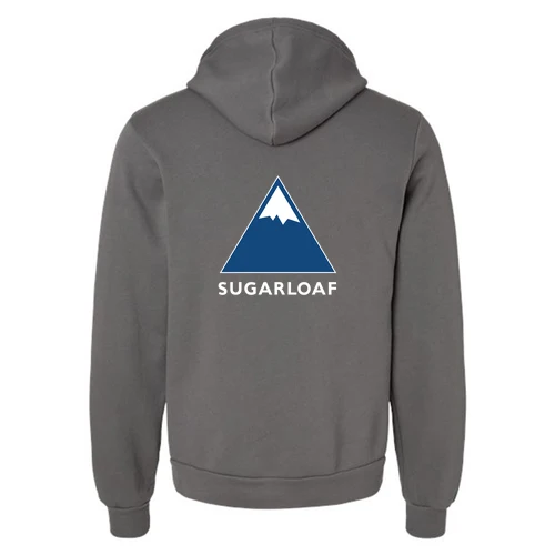Sugarloaf Adult Hoodie Full Color Chest and Back Logo Asphalt - Image 4