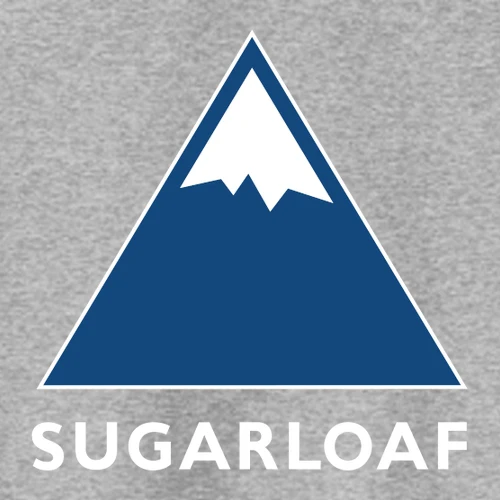 Sugarloaf Adult Hoodie Full Color Chest and Back Logo Athletic Heather - Image 3