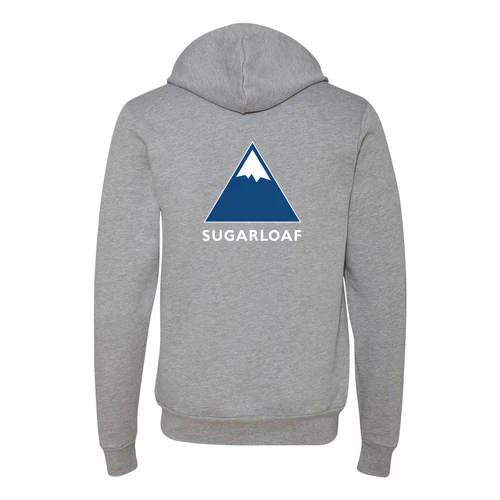 Sugarloaf Adult Hoodie Full Color Chest and Back Logo Athletic Heather - Image 4