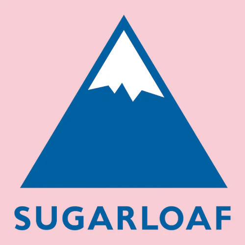 Sugarloaf Adult T-Shirt Full Color Chest and Back Logo Light Pink - Image 3