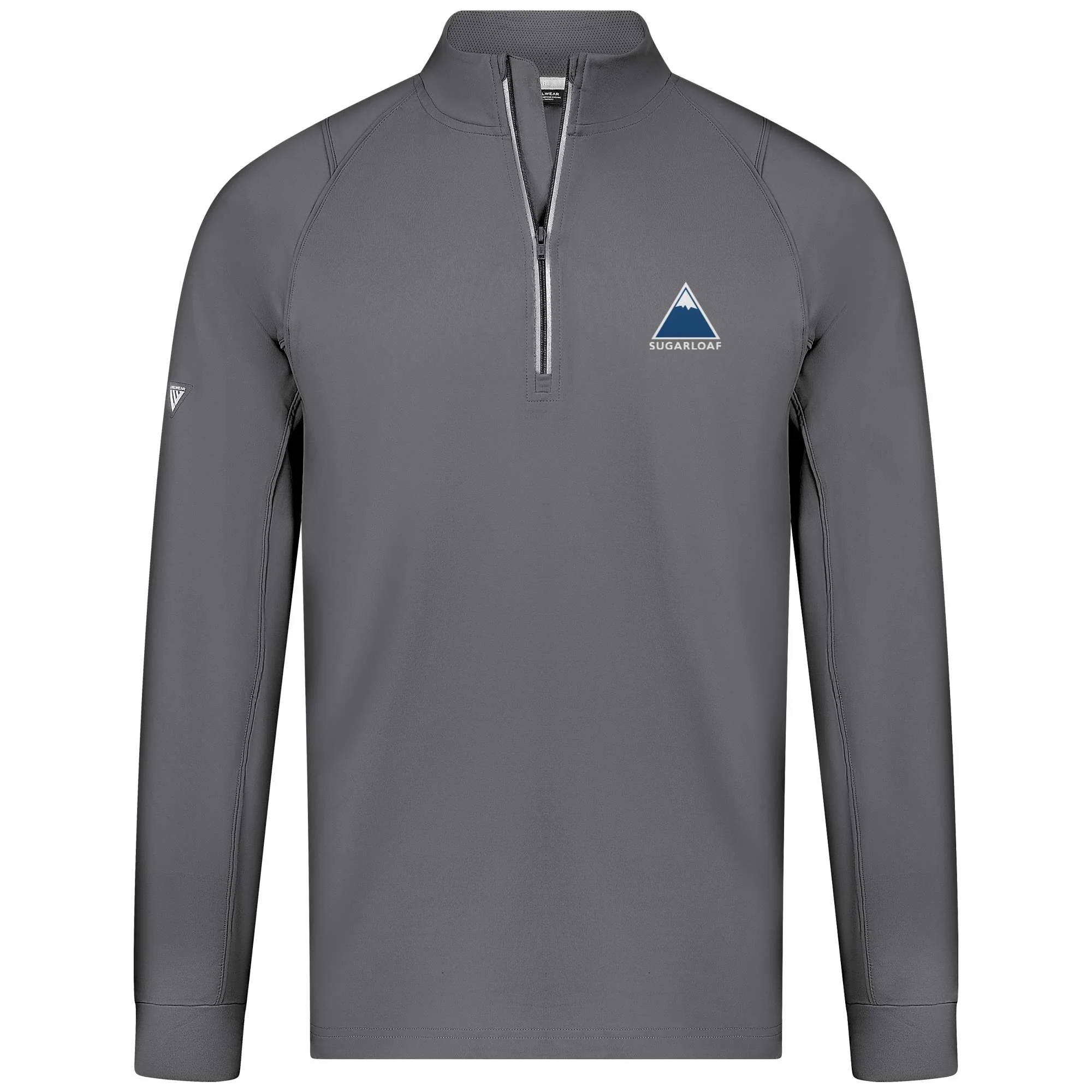 Sugarloaf Men's Lightweight 1/4 Zip Full Color Small Chest Logo - Image 2