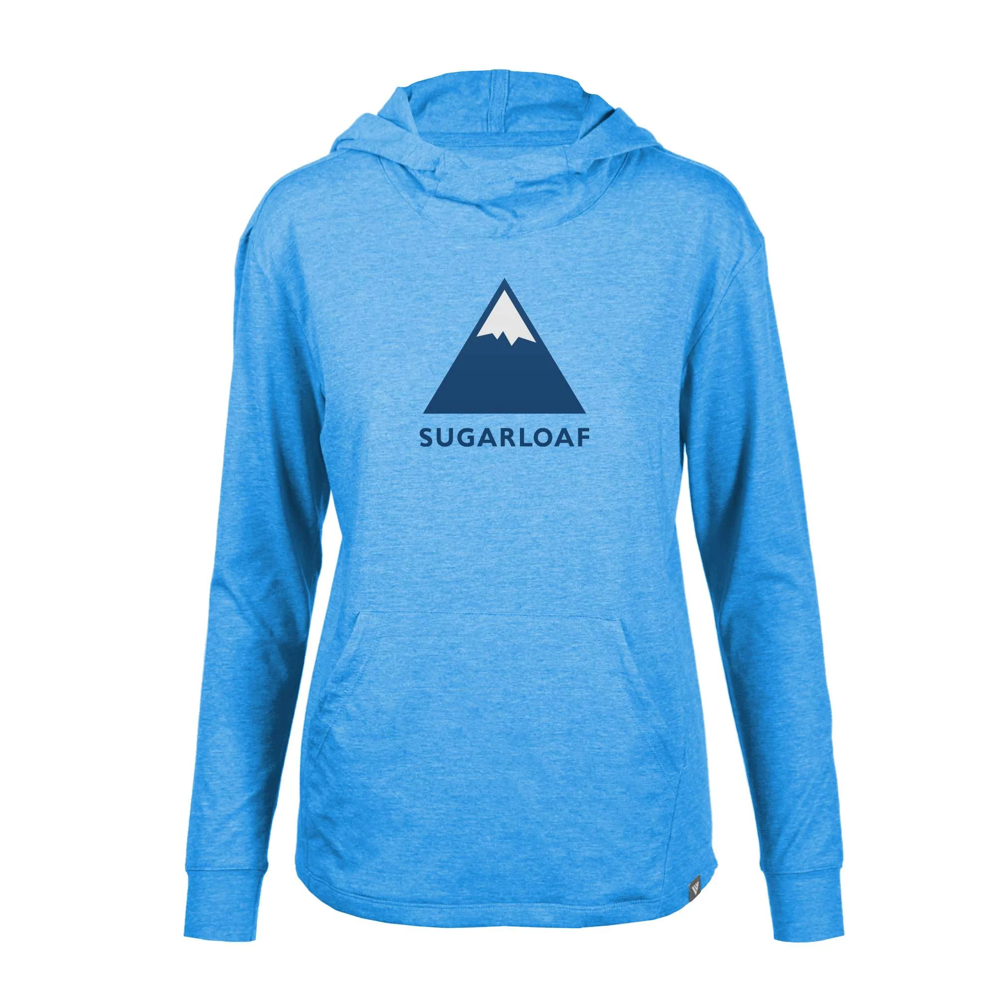 Sugarloaf Women's Lightweight Tech Hoody Full Color Chest Logo